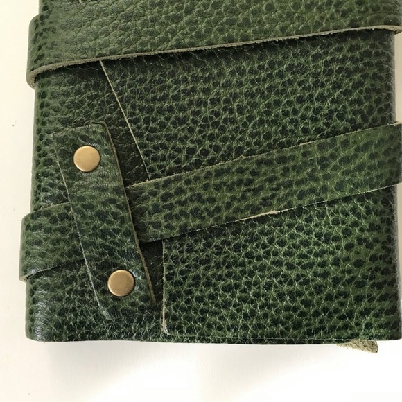 Portland Leather Goods Avocado Small Leather Wrap Journal - Picture 3 of 8
